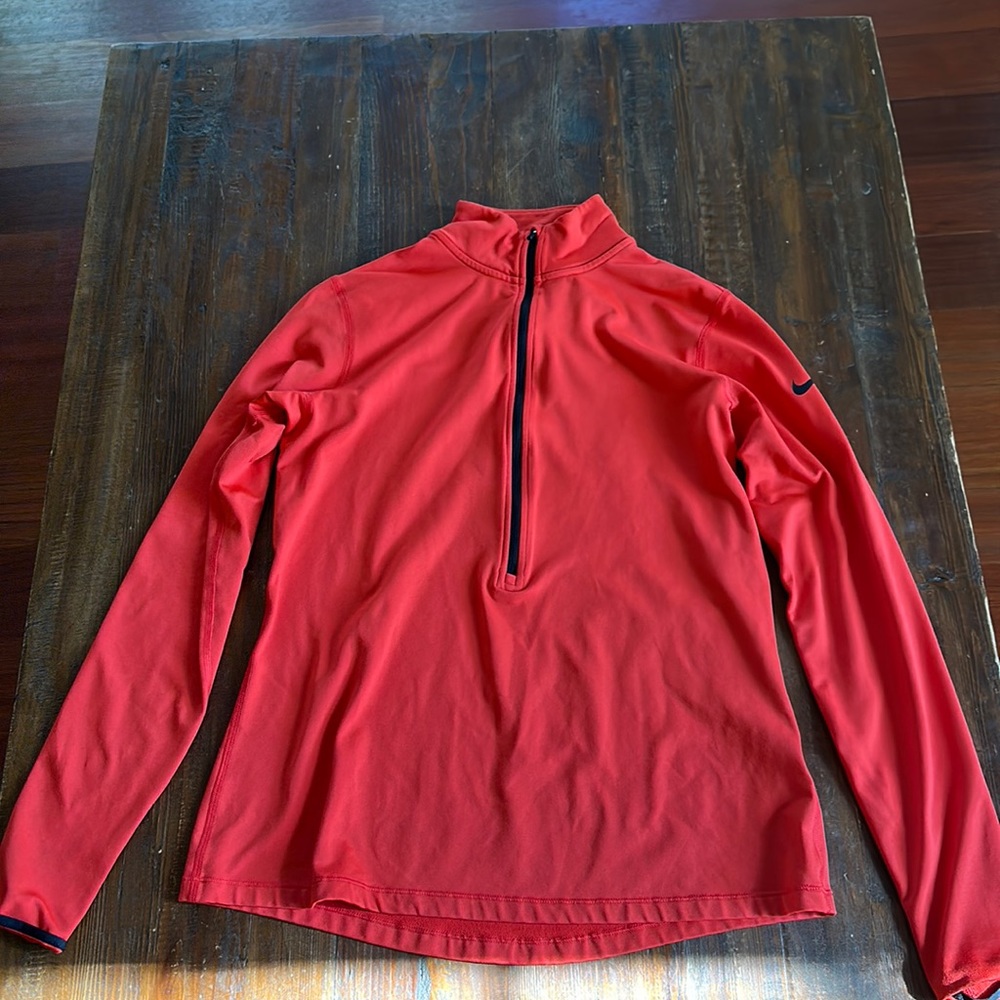 women’s XL red quarter zip
